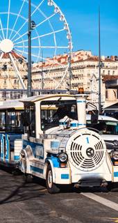 Marseille Pass - Marseille Tourist Train, guided city tour - Marseille, France. Hop on board Marseille’s tourist train for a fun guided tour of the iconic neighborhoods – Tour included with the Marseille Pass.