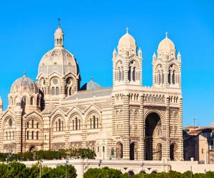 Cathédrale de la Major – Historic monument near the Old Port, Marseille, France. Visit the Cathedral de la Major, a masterpiece of Romanesque-Byzantine architecture near the Old Port – Entry and guided tour included with the Marseille Pass.